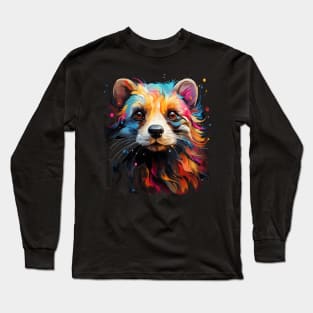 Ferret Rainbow Long Sleeve T-Shirt